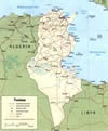 Carte de la Tunisie