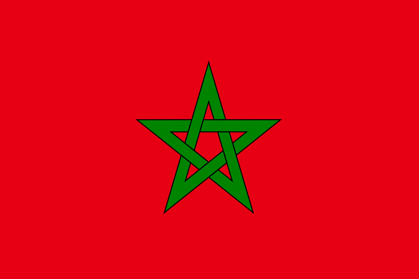 Drapeau Maroc