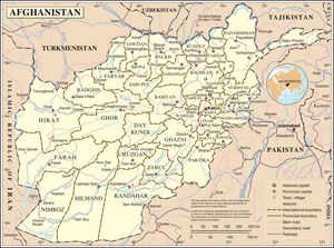 Carte Afghanistan