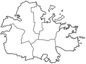 Carte Antigua-et-Barbuda vierge