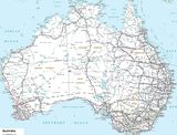 Carte Australie