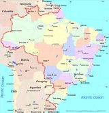 Carte politique Brésil