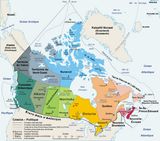 Carte politique Canada