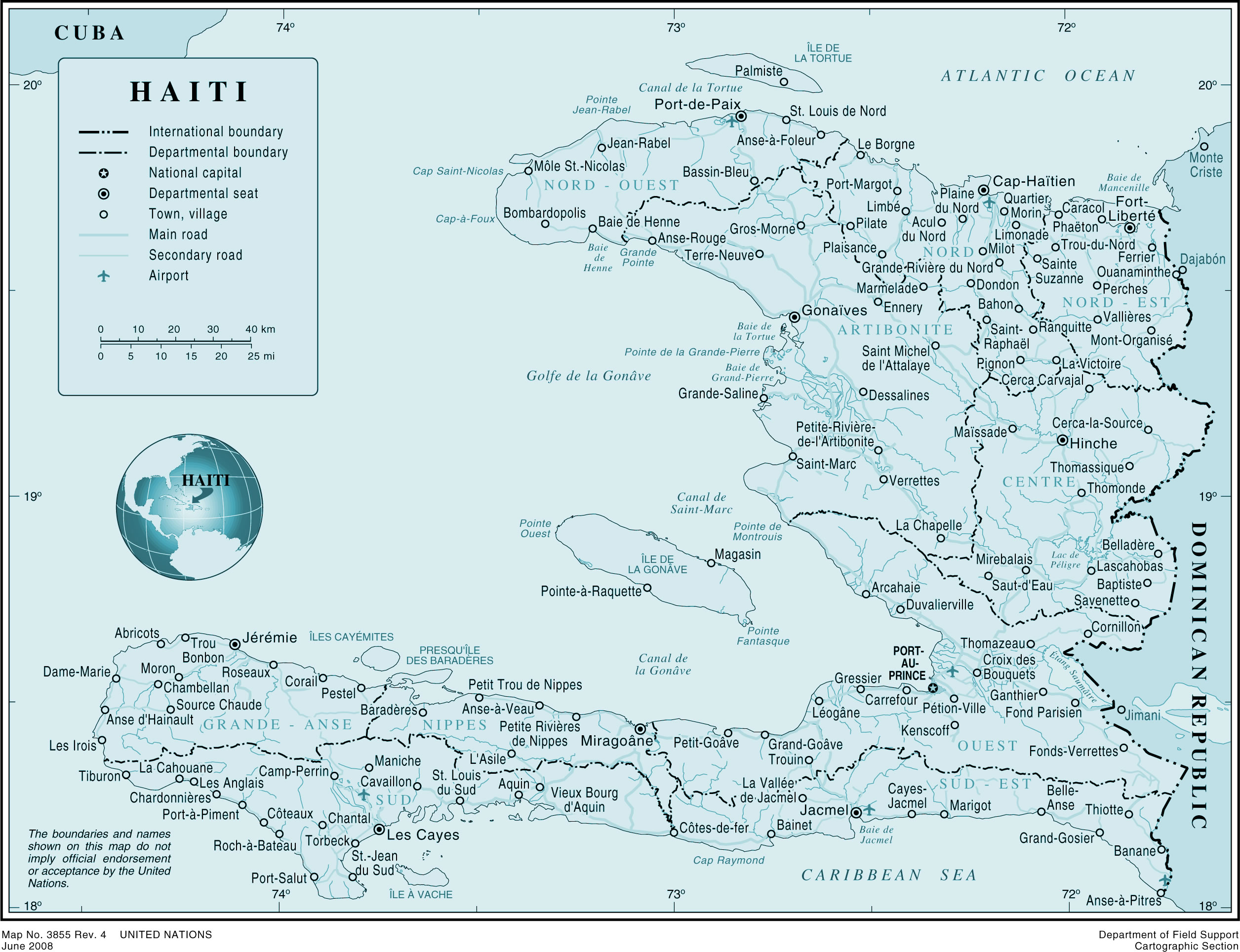 Carte Haïti