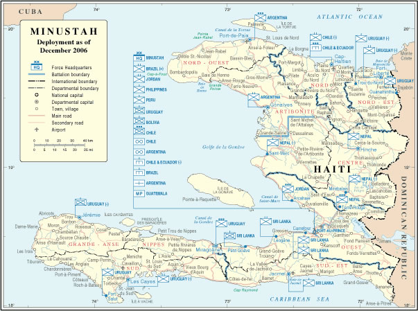 Grande carte Haïti