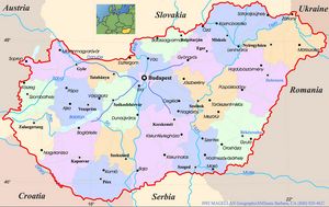 Carte Hongrie