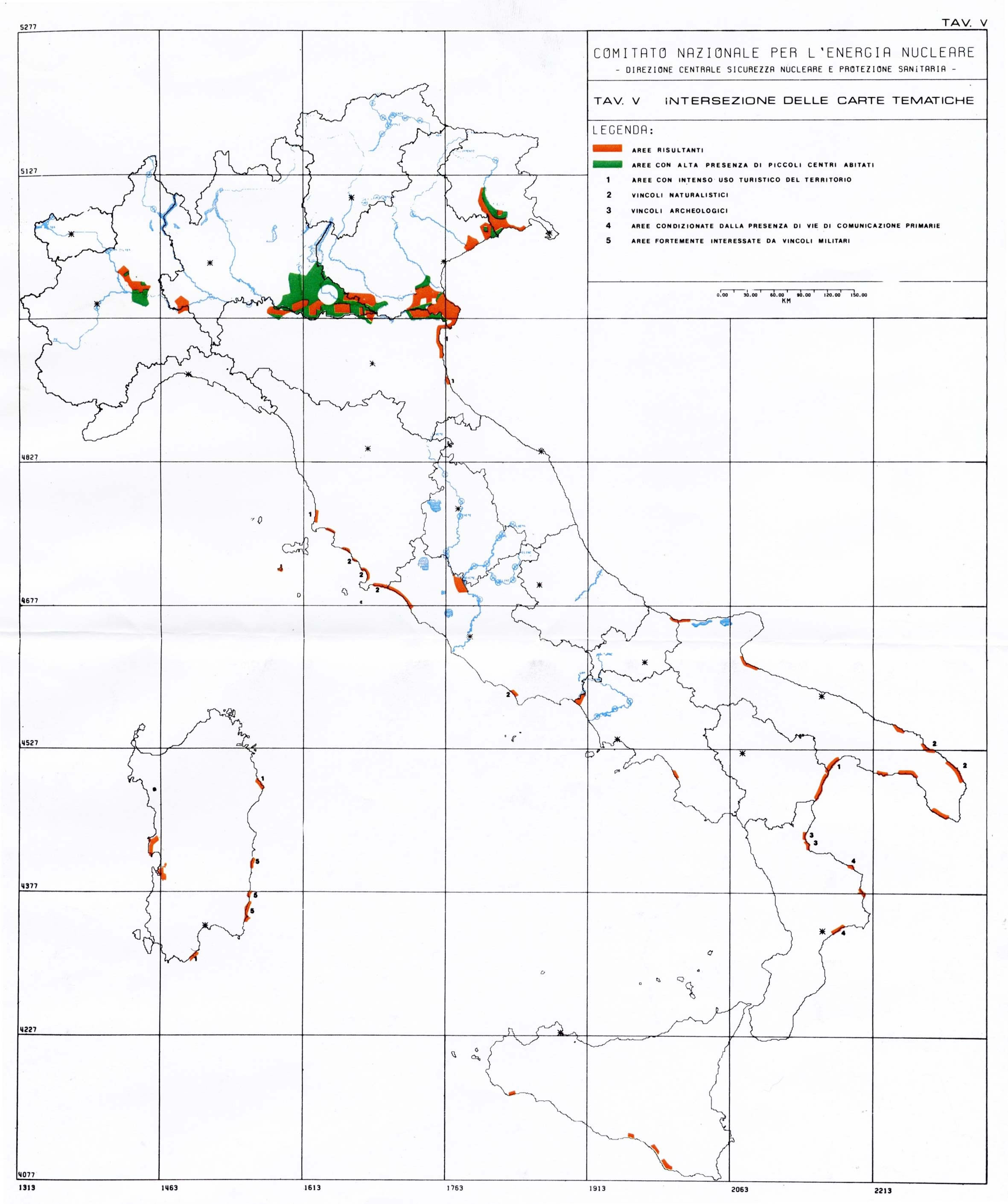 carte nucléaire Italie