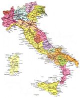 Carte touristique Italie