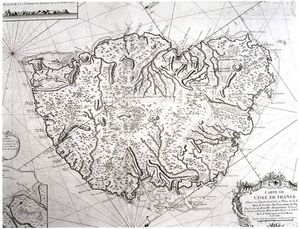 Carte historique Maurice