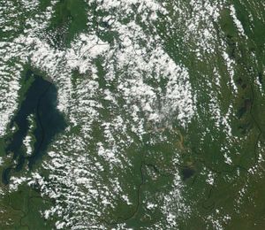 Carte satellite Rwanda