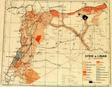 Carte historique Syrie